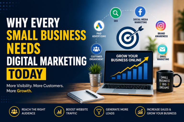 Read more about the article Why Every Small Business Needs Digital Marketing Today ?