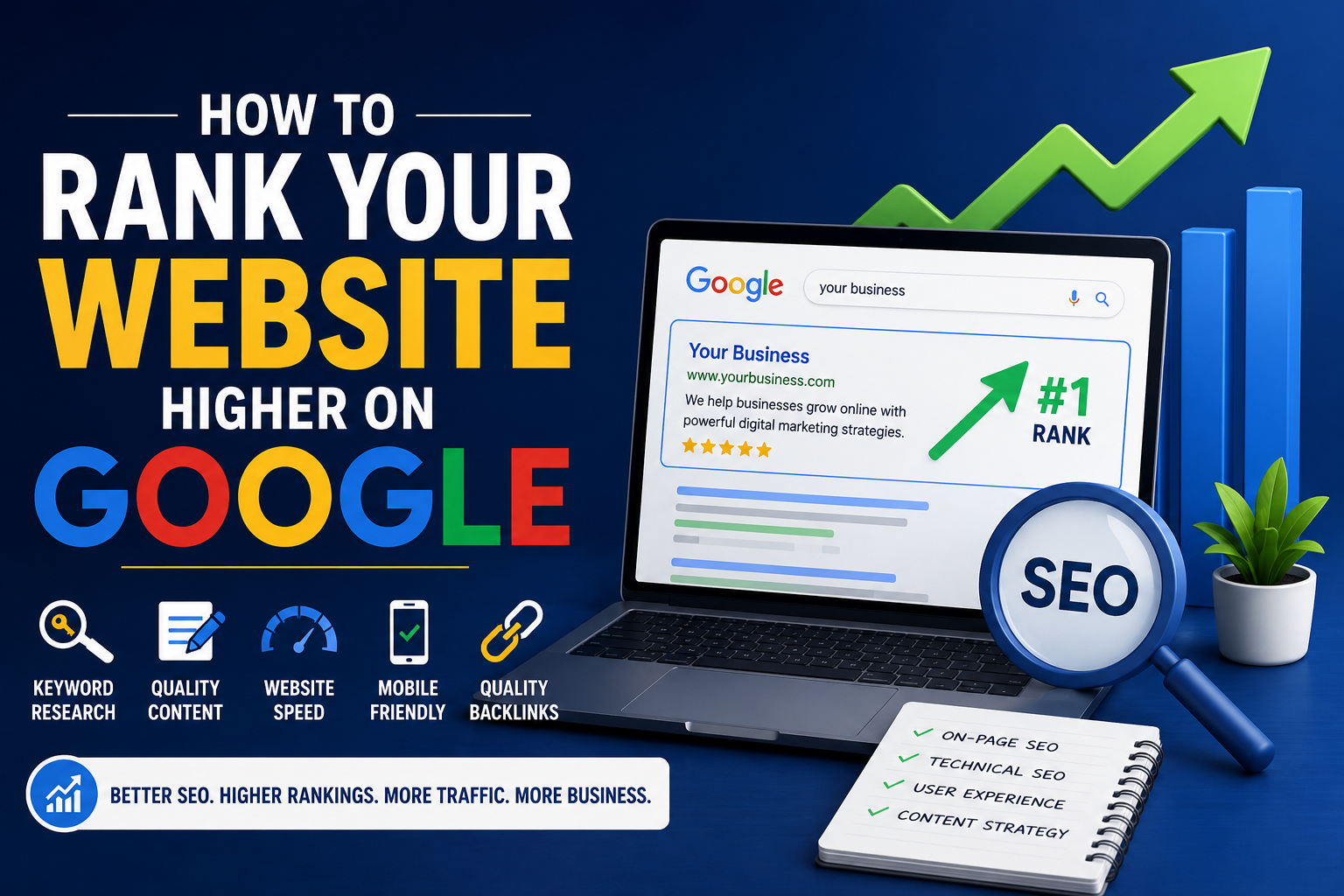 Read more about the article How To Rank Your Website Higher On Google